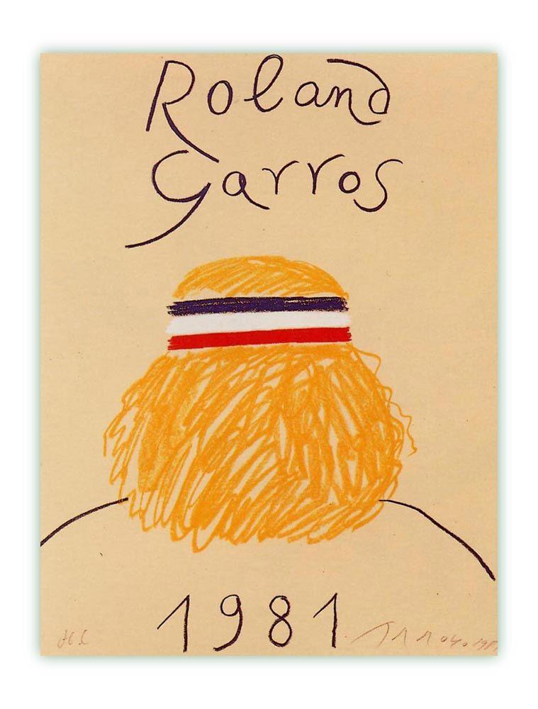 Eduardo Arroyo - Roland Garros 1981