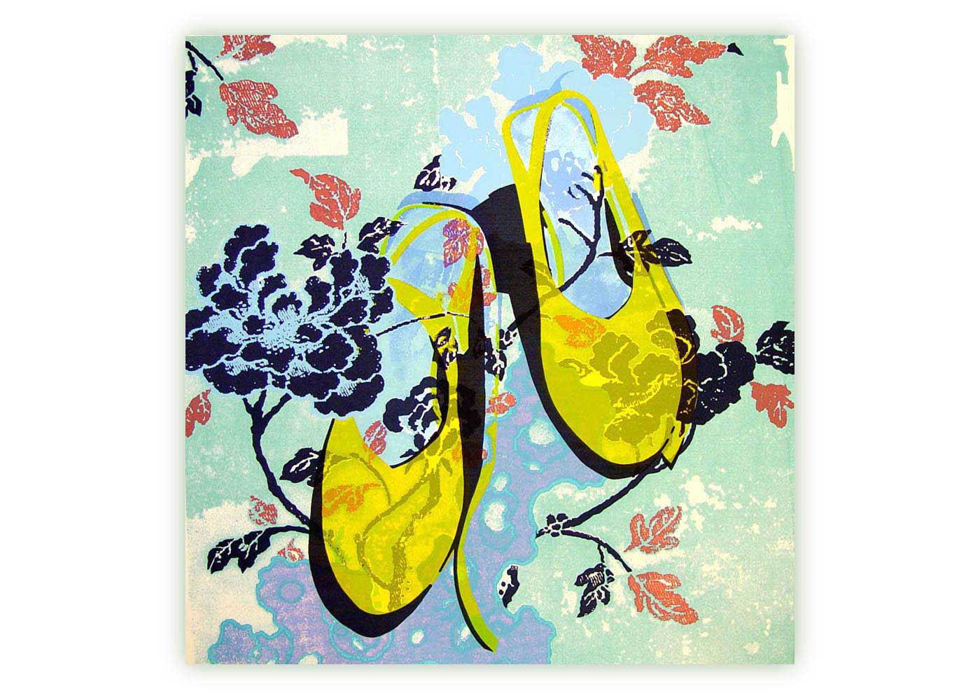 María luisa Sanz - Zapatos amarillos