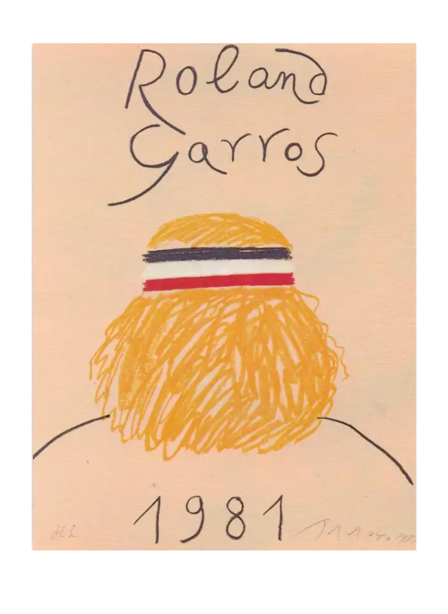 Eduardo Arroyo Roland Garros 1981