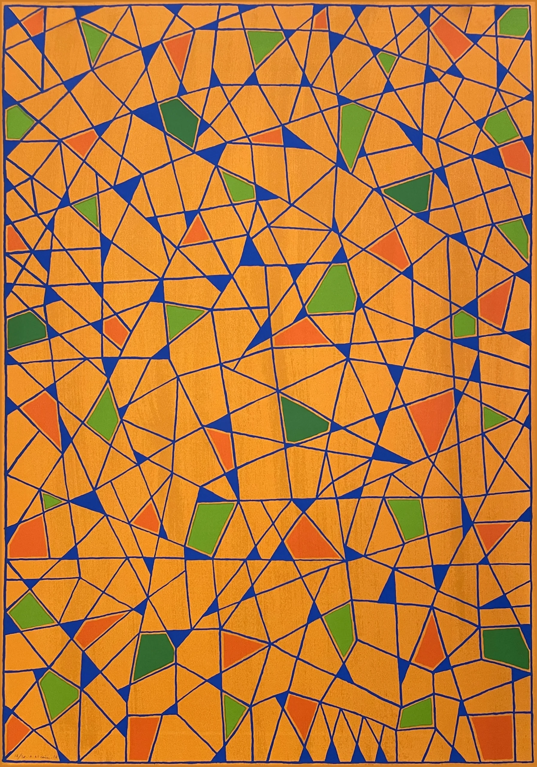 Alfredo Alcain - Grafica naranja